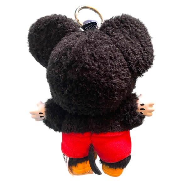 Disney Mickey Mouse Plush Keychain - Popmart Black and Orange open box - Picture 4 of 9